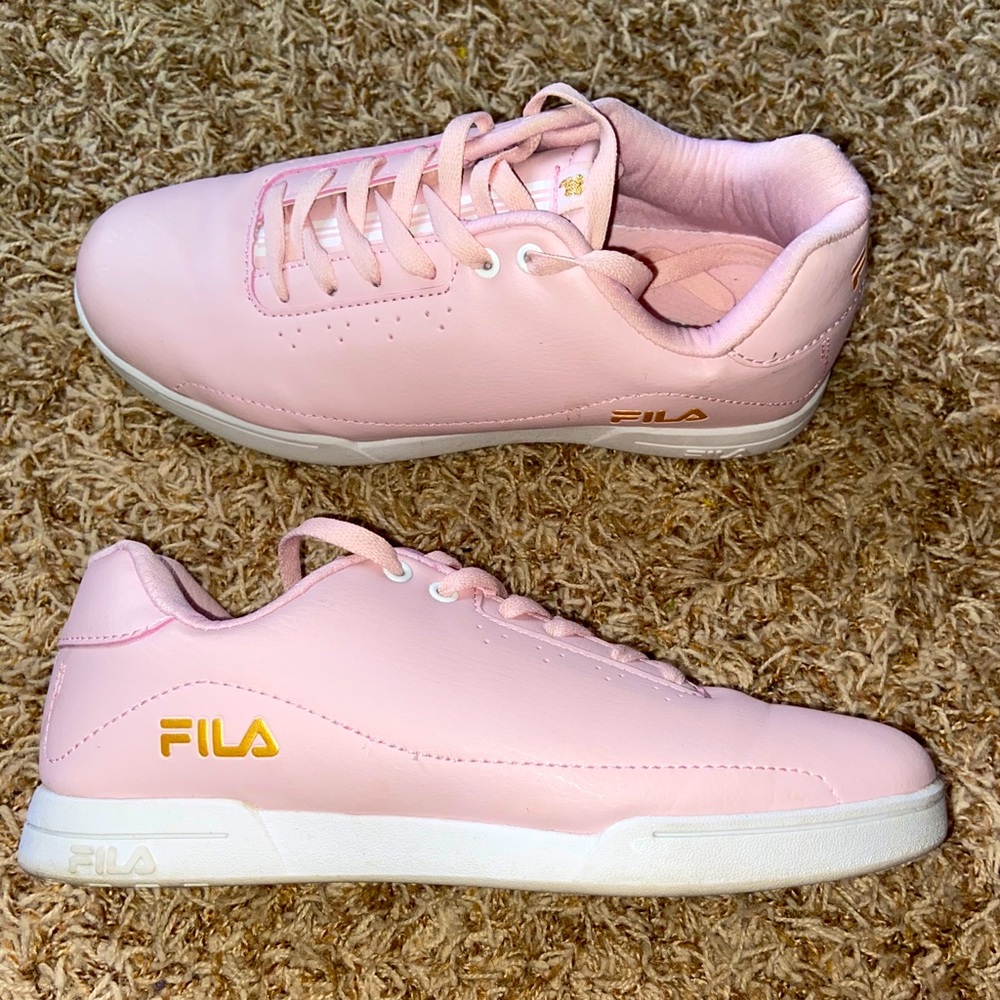 Pink Fila Sneakers